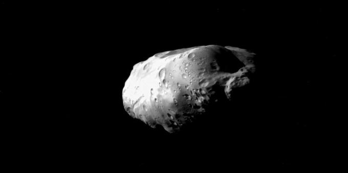 Foto's van de ruimte: de ruimte aardappel