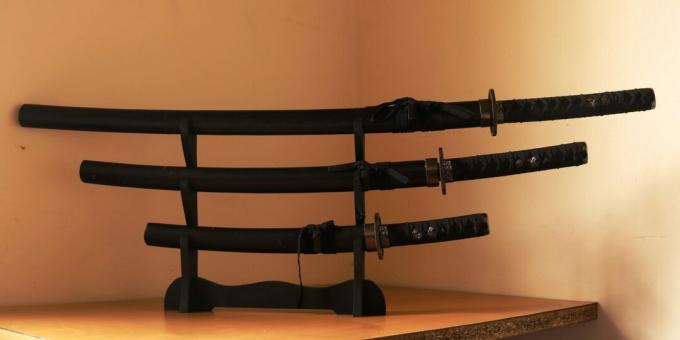 Het belangrijkste wapen van de samurai is de katana