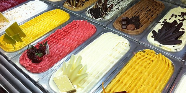 soorten ijs: gelato