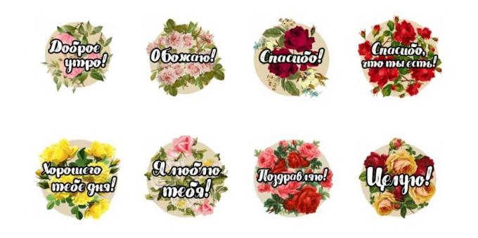 Stickers: Roses
