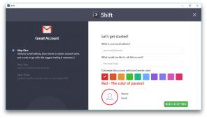 Shift - een toepassing die u toelaat om snel te schakelen tussen meerdere Google-accounts