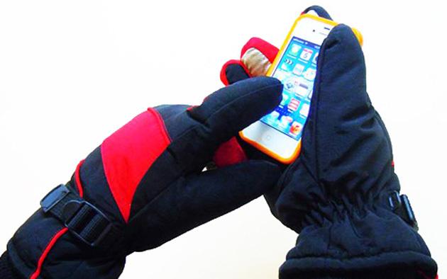 Cadeaus voor het nieuwe jaar: ski handschoenen voor smartphones