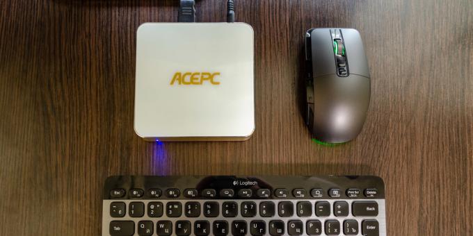 Mini PC AcePC AK7: de mogelijkheid van het gebruik