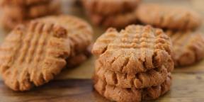 10 recepten lekkere en eenvoudige cookies van drie ingrediënten