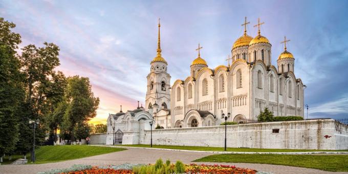 Bezienswaardigheden van Vladimir: Kathedraal van de veronderstelling