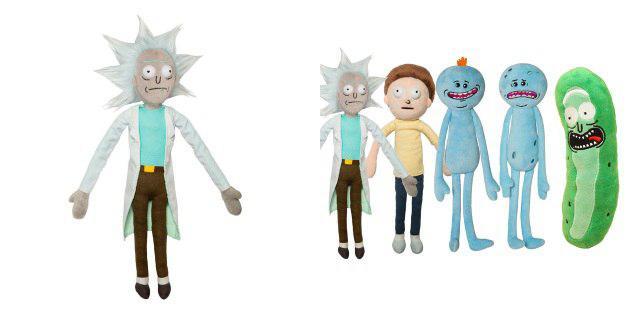 Speelgoed uit de "Rick en Morty"