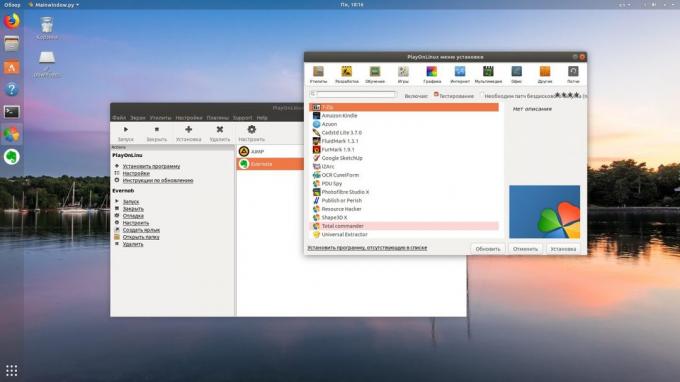 Playonlinux zal een Windows-programma op Linux te installeren