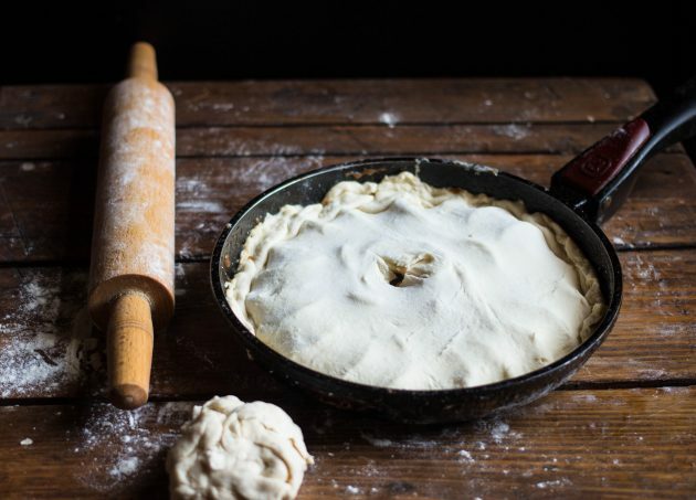 Appeltaart Taten: maak een gaatje in het midden