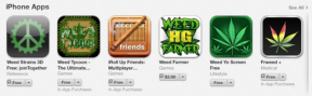 Verwijderd uit de App Store Weed Firm - een populair spel over het kweken van marihuana