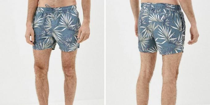 Strandkleding: shorts met bloemenprint