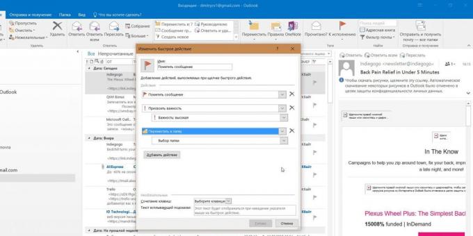 Microsoft Outlook: Snelle actie