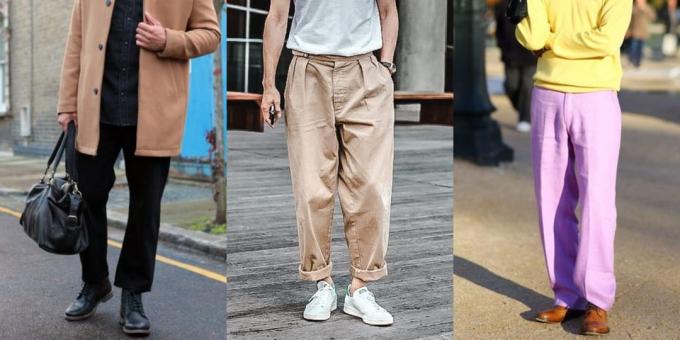 De meest modieuze broeken voor mannen: Slacks