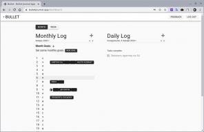 Bullet - een eenvoudige webplanner en bullet-logboek