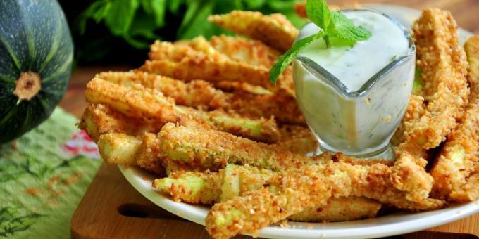 Recepten met courgette: Crunchy Pumpkin sticks