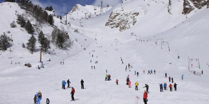 Waar te gaan skiën: Elbrus, Rusland