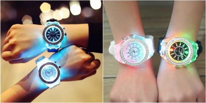 Kinderen horloges: een horloge met LED-achtergrondverlichting