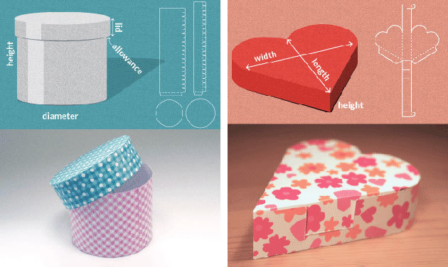 hoe je een gift pack - hoe je een doos patroon te maken