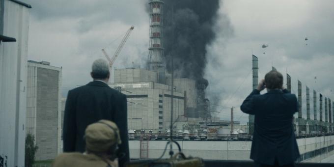 De serie "Tsjernobyl": 