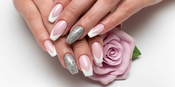 Vormen van nagels voor manicure: "ballerina" of "spitzen"