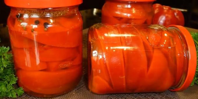 Recepten: paprika gemarineerd met honing