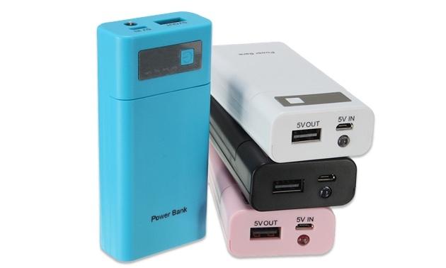 Mode-Universal-Multicolor-Portable-5V-1A-USB-DIY-Power-Bank-2X-18650-Battery-Charger-Case-Kit