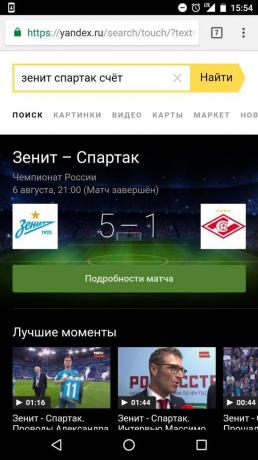 "Yandex": Resultaten van de wedstrijd
