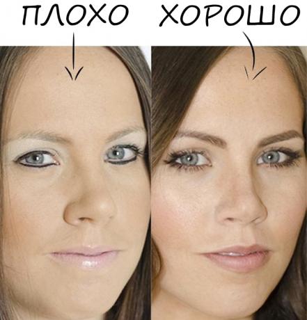 fouten in make-up: eyeliner