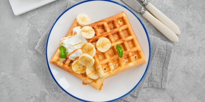 Bananen wafels