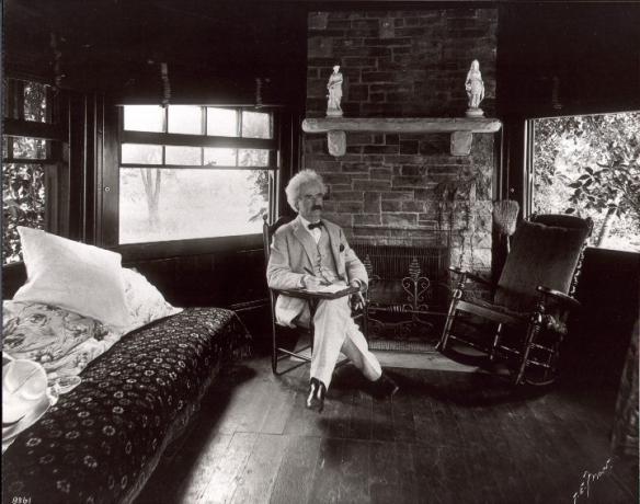 Mark Twain, de Amerikaanse schrijver en journalist