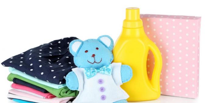 Huishoudelijke chemicaliën: verschilt van poeder van de gebruikelijke kinderen