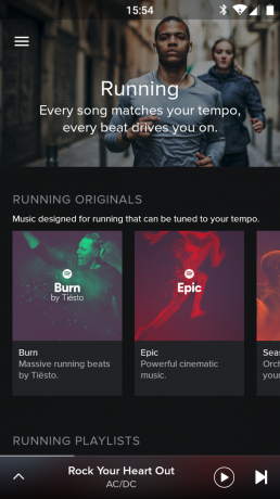 Spotify Running lijst