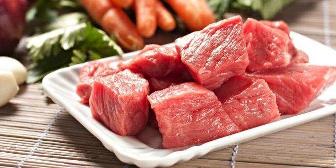 Hoeveel rundvlees koken: vers vlees