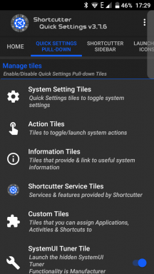 Shortcutter Quick Settings - een gratis app voor Android pompen snelle instellingen paneel