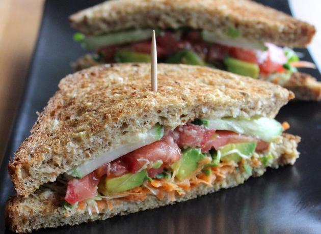 vegetarische sandwich