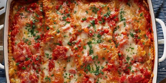 Hoe te bloemkool bereiden: Italiaanse lasagna met bloemkool