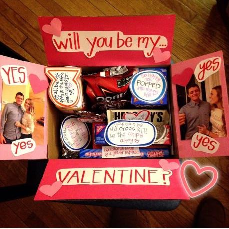 Cadeaus voor Valentijnsdag: Box met snoepjes