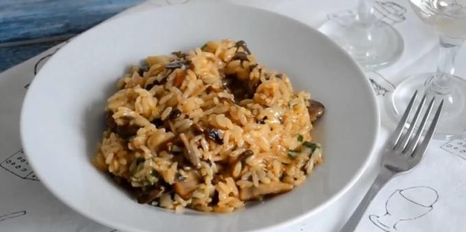 Risotto met champignons - recept