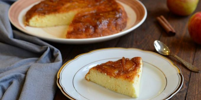 Appeltaart in een koekenpan