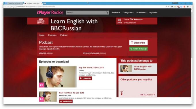 Podcasts om Engels te leren: Leer Engels met BBCRussian