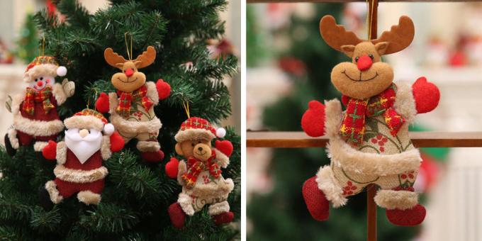 Het speelgoed van Kerstmis met AliExpress: cijfers op Kerstboom