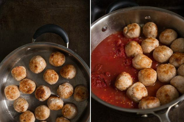 Spaghetti met gehaktballetjes: begin met het maken van de saus