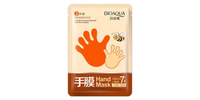 Mask-handschoen met honing Hand