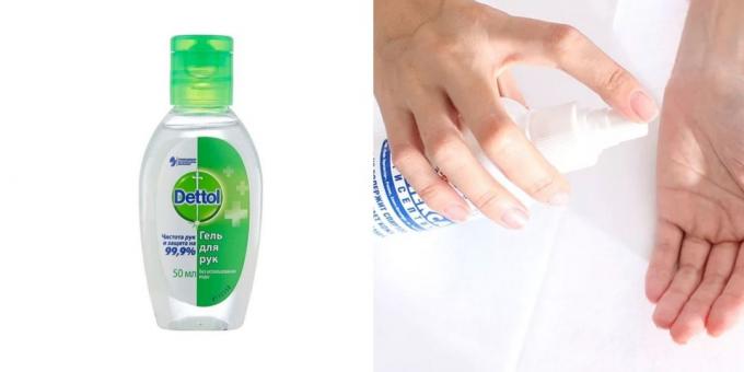Cleansing gel hand sanitizer