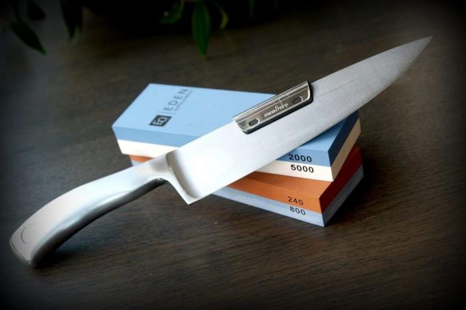 Hoe maak je een mes bar te scherpen