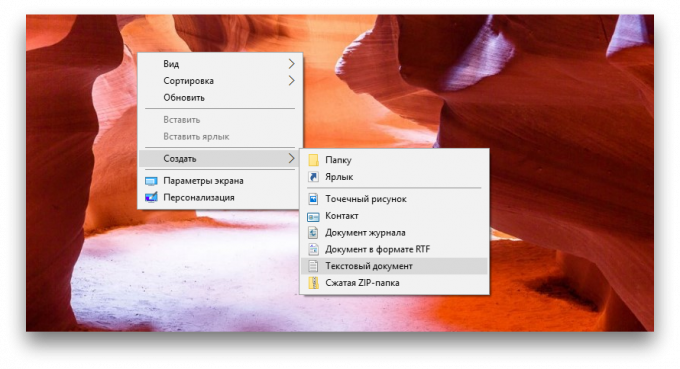 Windows 10, tekstbestand