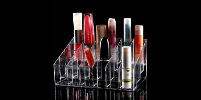 Organizer voor lippenstift en mascara