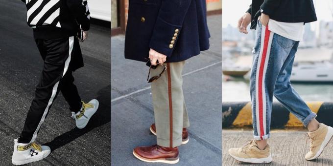 De meest modieuze broeken voor mannen: Broek met strepen