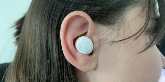Samsung Galaxy Buds: plaatsing in het oor