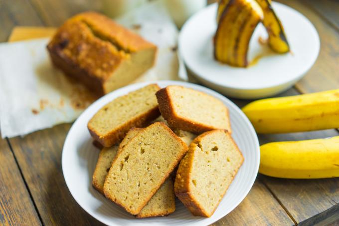 onverkochte producten: Brood van de banaan