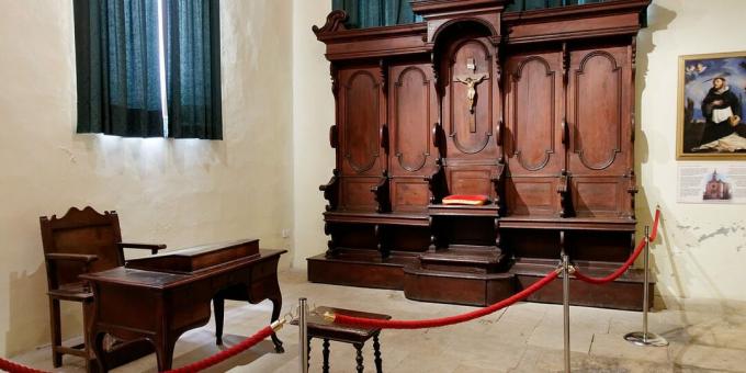 Inquisitie in de Middeleeuwen: Tribunaal in het Inquisitorial Palace in Vittoriorosa, Malta